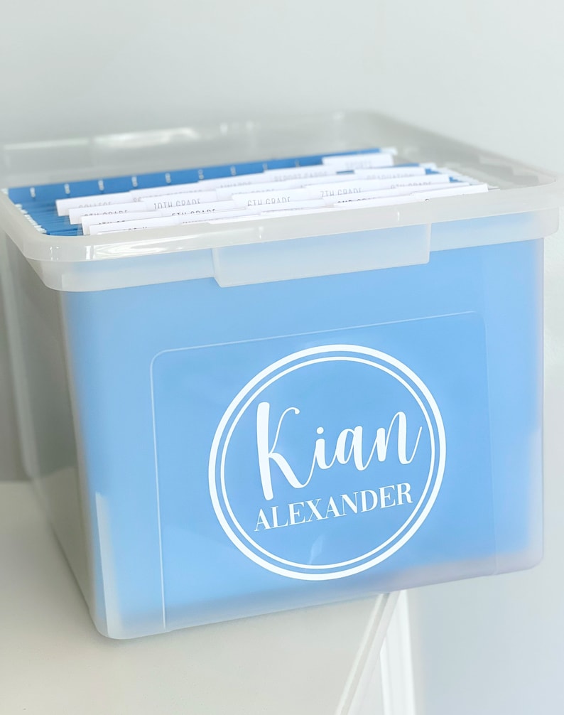 FULLY ASSEMBLED- Kids File Box