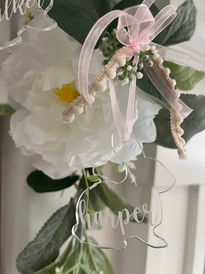 Personalized Name Easter Gift Basket Tag