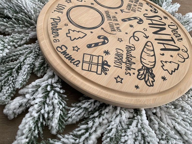 2023 Custom Santa Cookie Tray