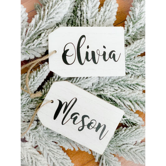 Custom Wooden Gift Tag