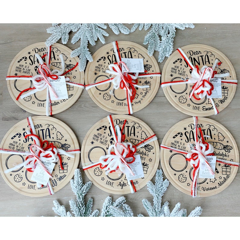 2023 Custom Santa Cookie Tray