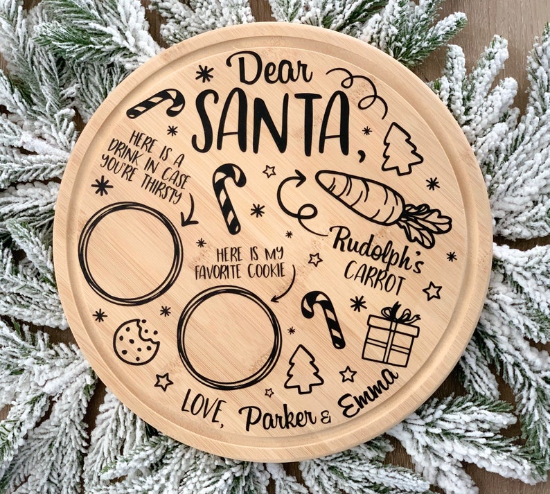 2023 Custom Santa Cookie Tray